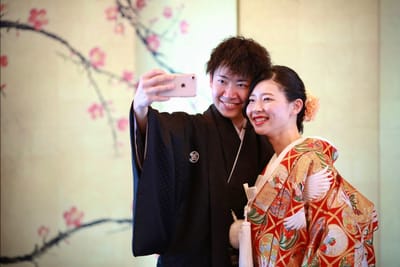 前撮りで自撮り！