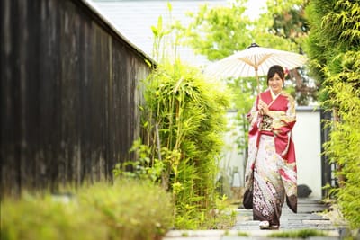和の館で成人式