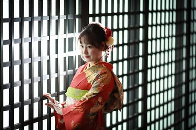 和の館でロケ！