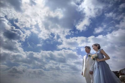 マリーナで前撮り