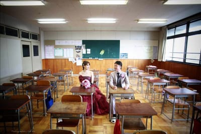 出逢いの場所で撮影