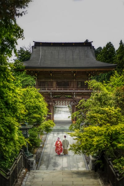 天空の神社ロケ