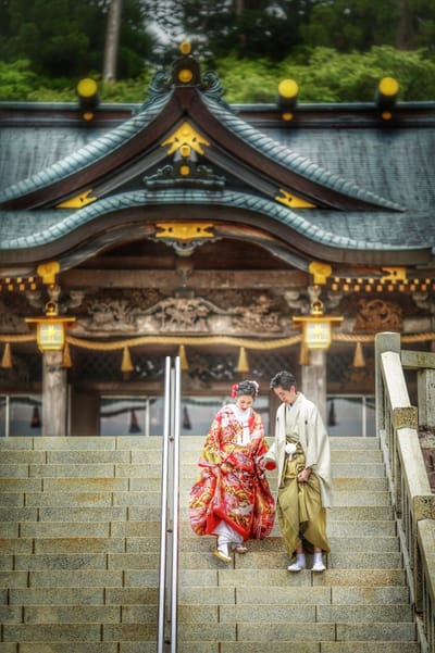 天空の神社ロケ