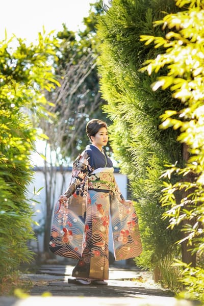 夏の和の館成人式フォト