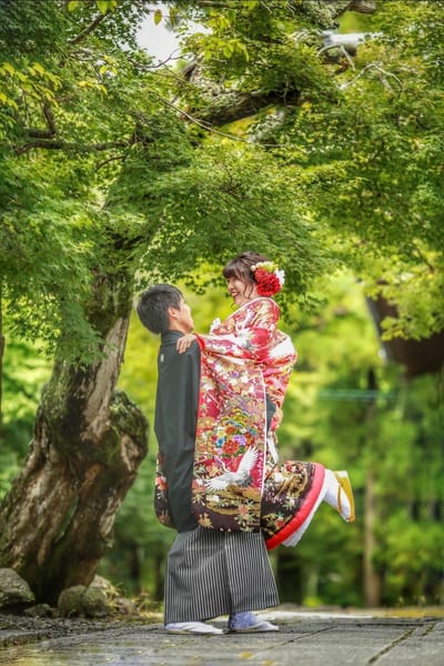 和のフォトウェディング