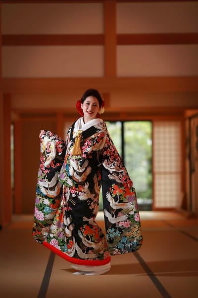 和装のポージング