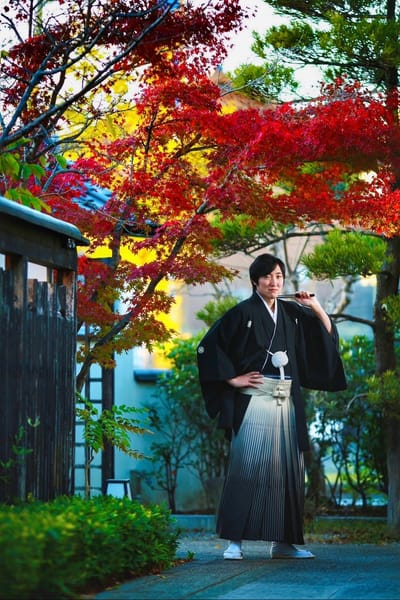 新郎をカッコ良く