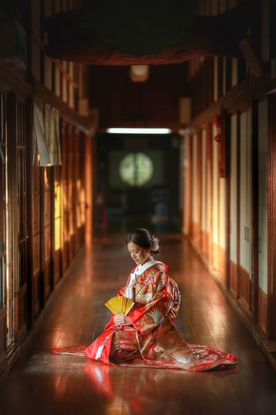 和のフォトウェディング