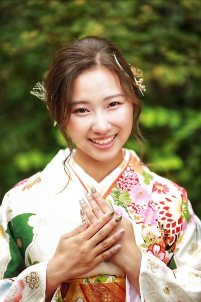 新緑の成人式フォト