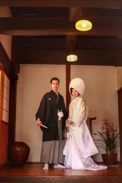 新婦の自宅でフォトウェディング