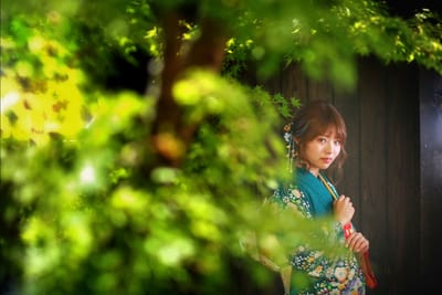 晩夏の成人式ロケ