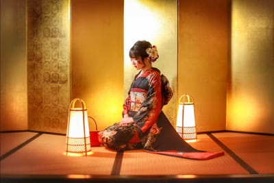 成人式・正座姿