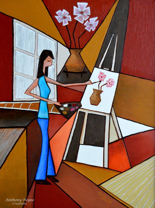 "Artist at Easel"