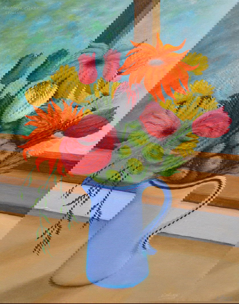"Blooms by the Window"