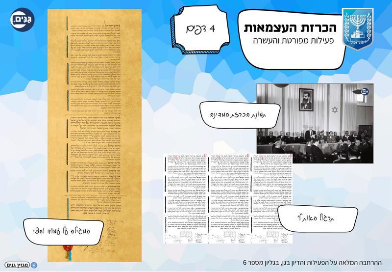 ערכה לגן ולגננת בנושא עצמאות