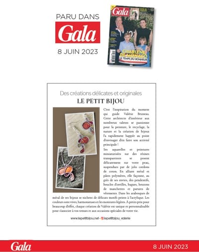 LE PETIT BIJOU VU DANS LA PRESSE