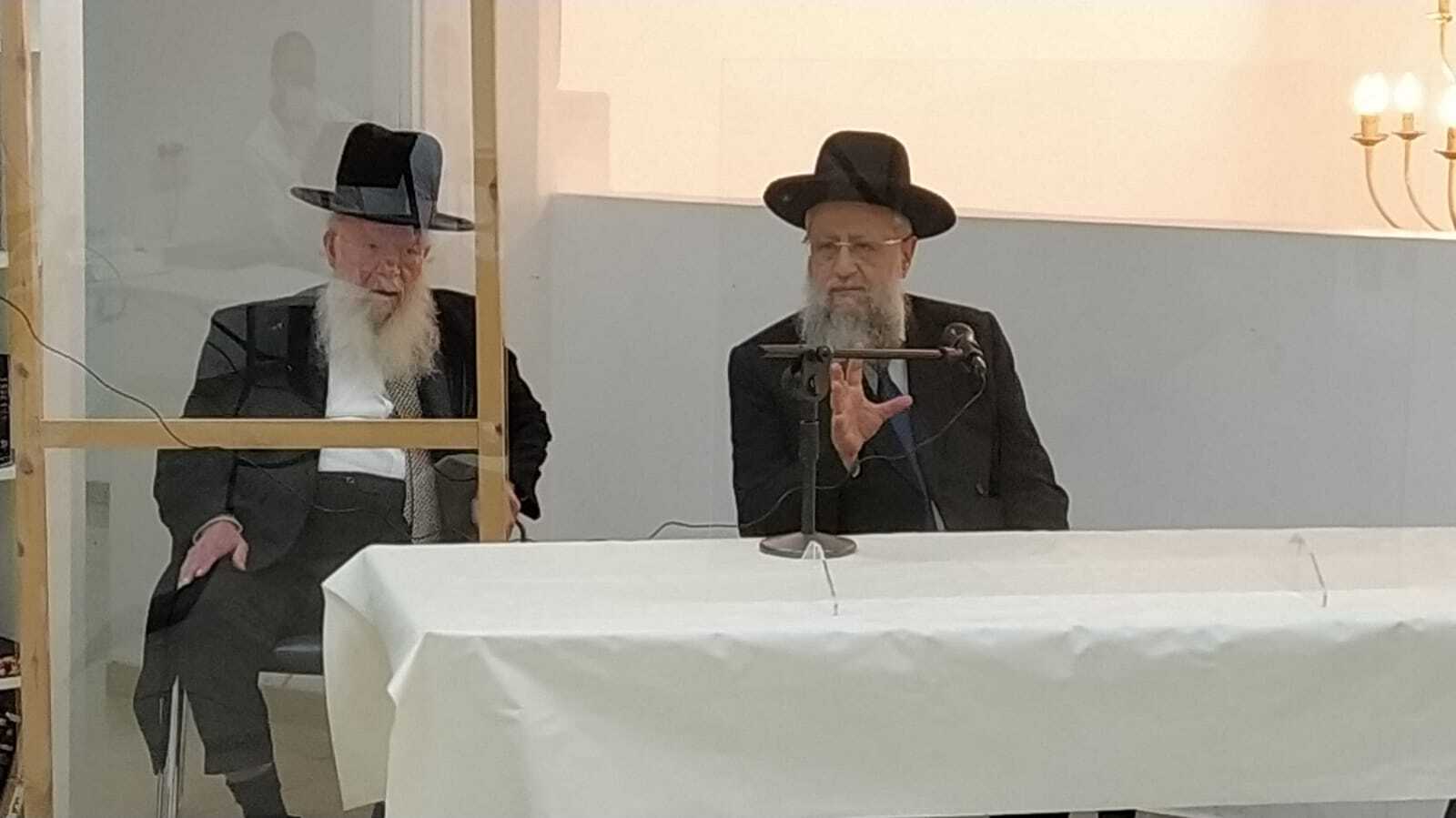הגאון הגדול רבי דוד יוסף שליט"א מוסר שיעור פתיחה בהיכל הקיבוץ