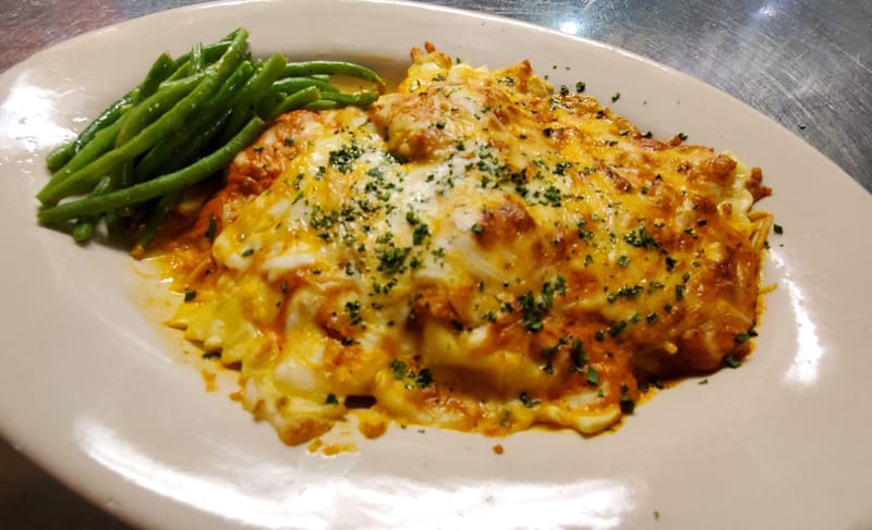 Three Cheese Baked Raviolis