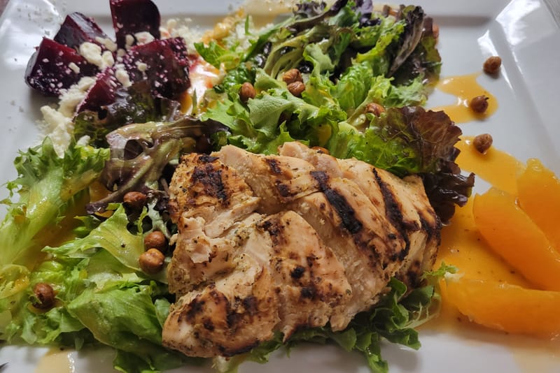 Citrus Beet Salad with Chicken