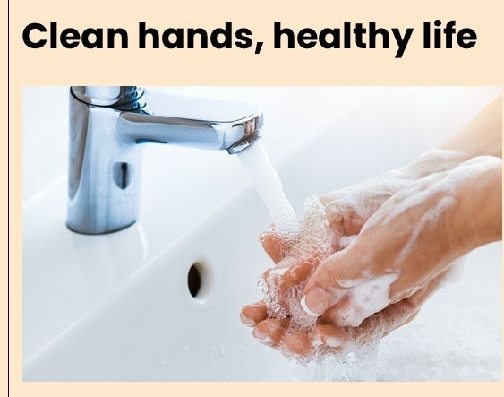 Clean hands , healthy life