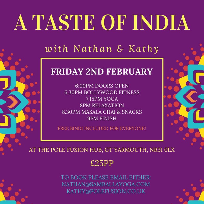 Taste of India Evening 1st March