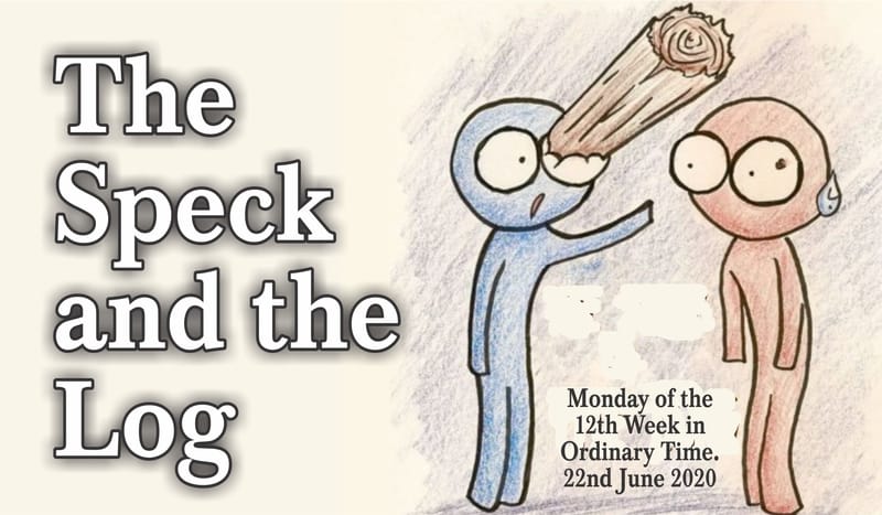 The Speck and the Log