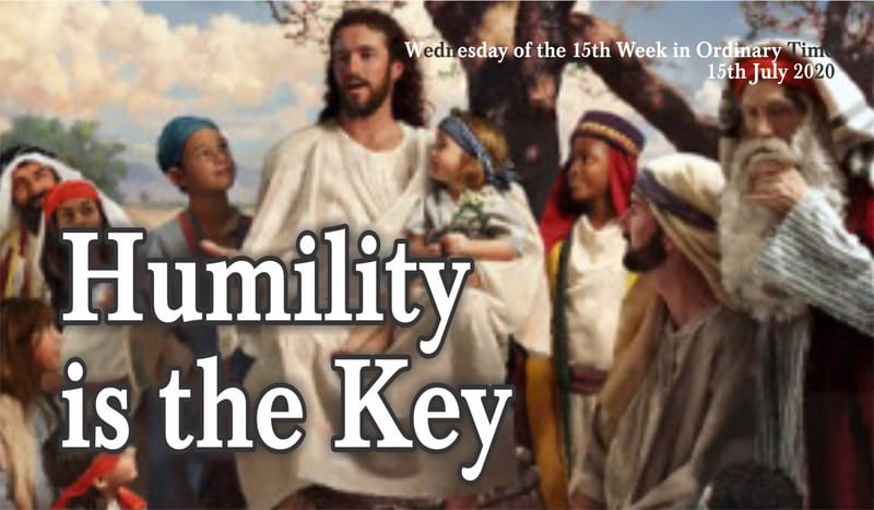 Humility is the Key to Understanding God.