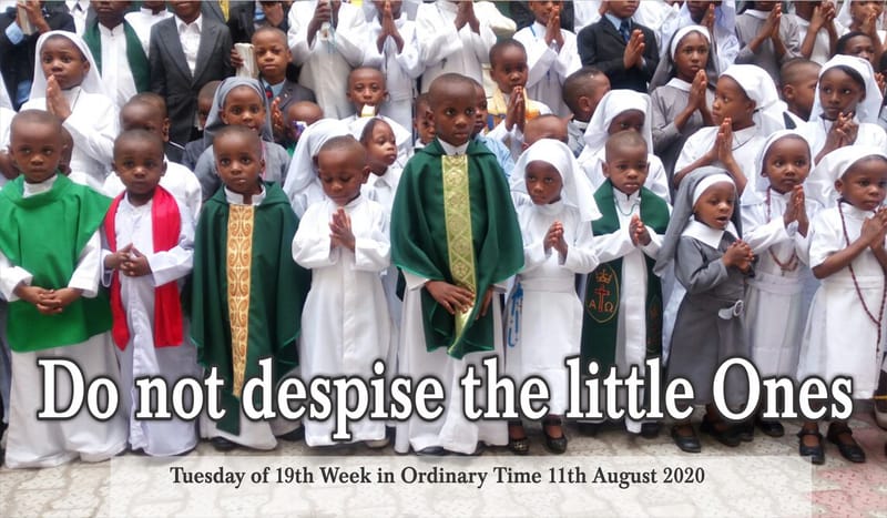 Do not despise the little Ones.