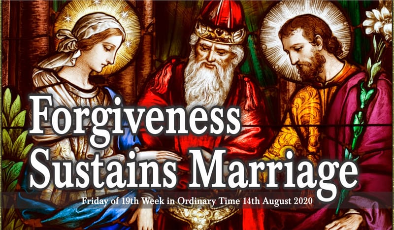 Forgiveness Sustains Marriage