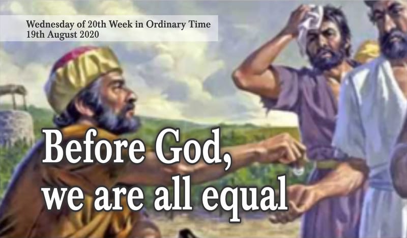 Before God, we are all equal