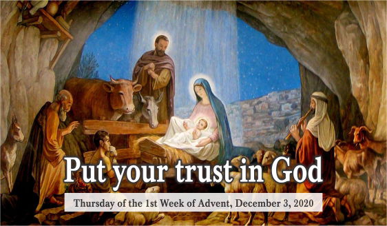 Put your trust in God