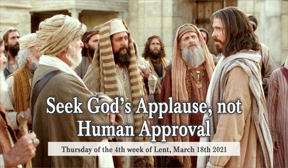 Seek God’s Applause, not Human Approval