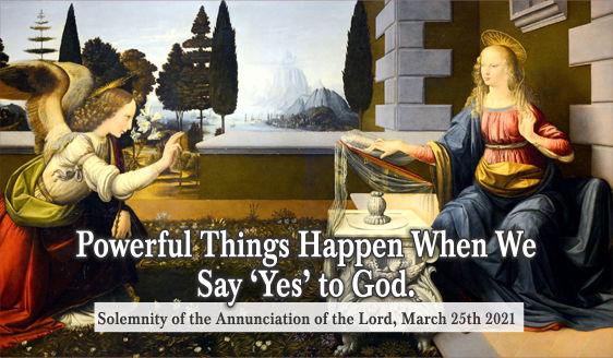 Powerful Things Happen when we Say “YES” to God