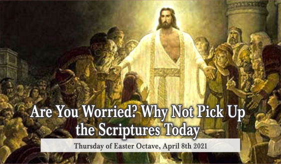 Are You Worried? Why Not Pick Up The Scriptures Today