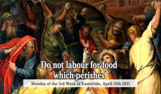 Do not Labour for the Food which Perishes