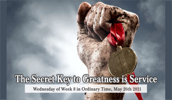 The Secret Key to Greatness is Service