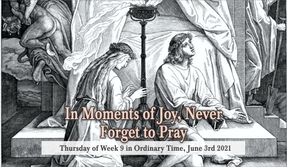 In Moments of Joy, Never Forget to Pray