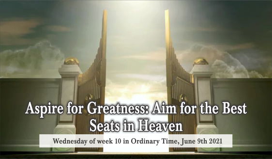 Aspire for Greatness: Aim For the Best Seats in Heaven