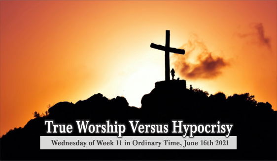 True Worship versus Hypocrisy