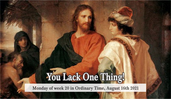 You Lack One Thing