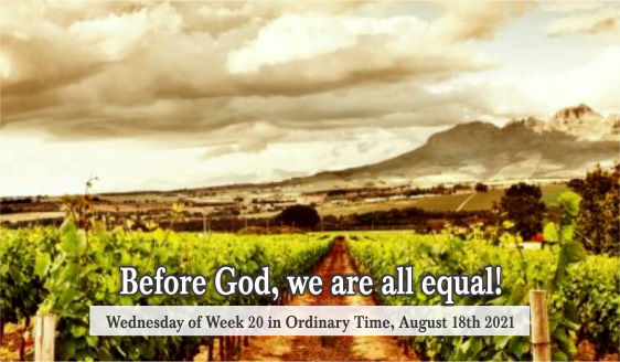 Before God, We are all Equal.
