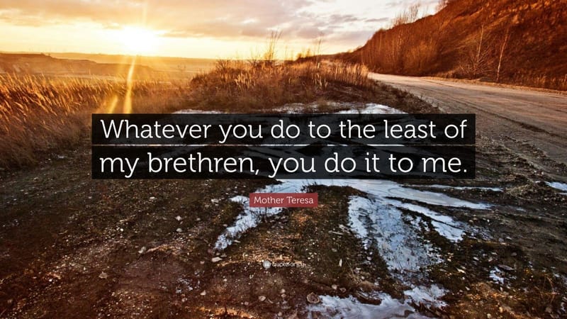 How Do I Treat The Least Person?