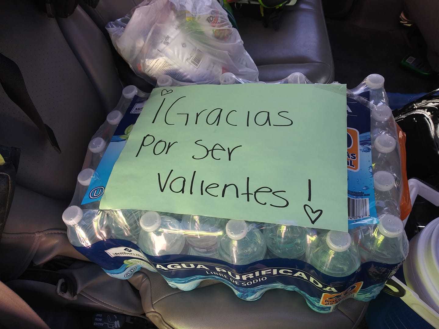 No conocemos tu nombre, puesto que no nos dío tiempo, pero quien seas, te lo agradecemos de todo corazón.💚
