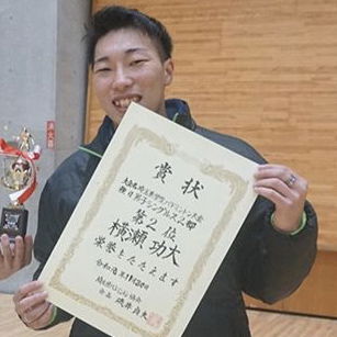 横瀬功大 シングルスBブロック準優勝！