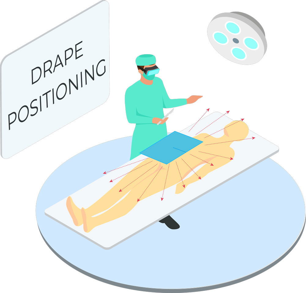 BILIARY SPLIT ACCESS DRAPE