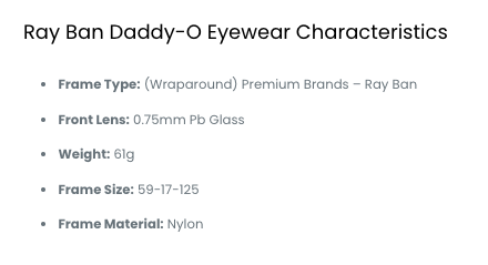 RAY-BAN DADDY O