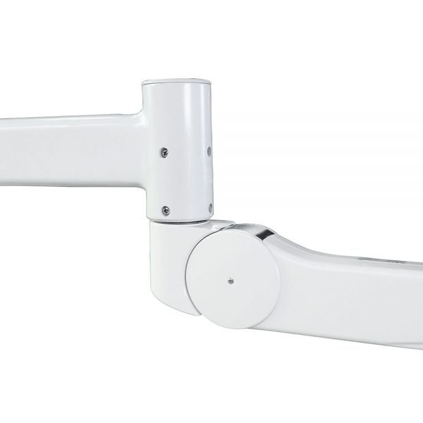 CEILING MOUNTED ACRYLIC BARRIER WITH LEAD CURTAIN & LIGHT