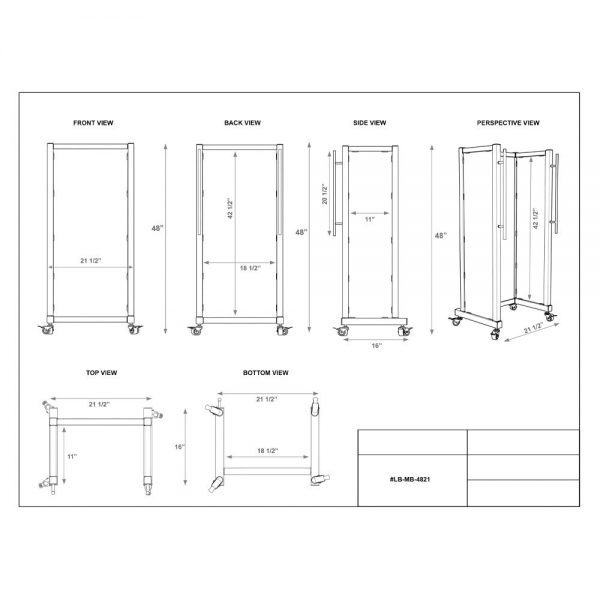 STANDING MOBILE SHIELD
