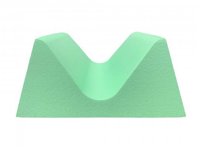 Coated AP/PA Adult Head Holder Sponge (Stealth)