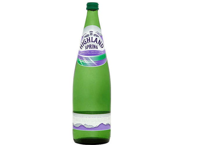 Sparkling water bottle